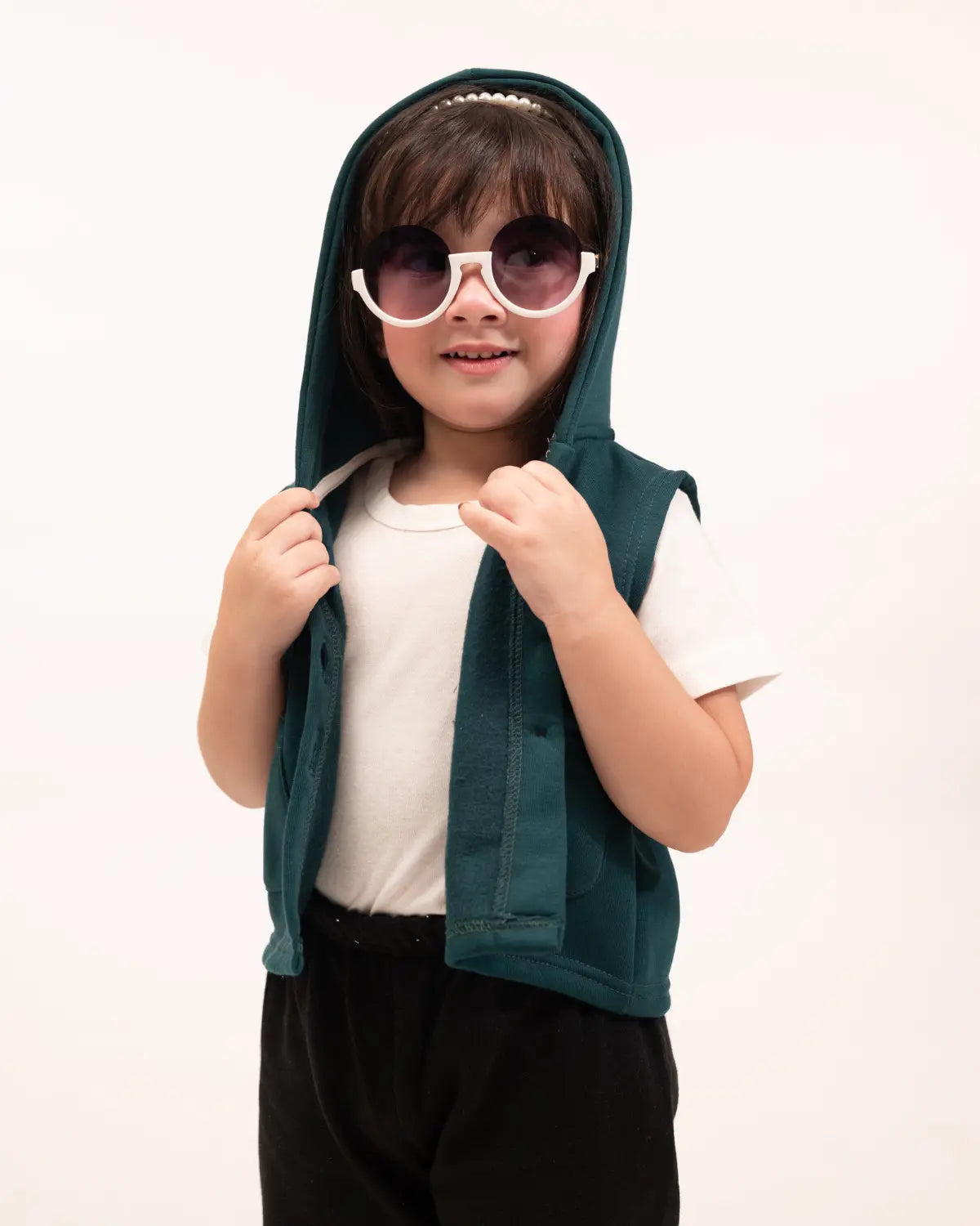 Kids Trendy Hoodie Vest