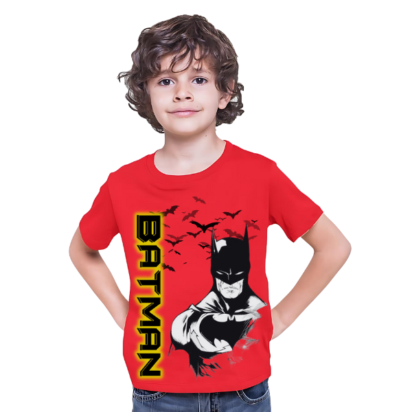 BAT MAN Printed T Shirt for Kids