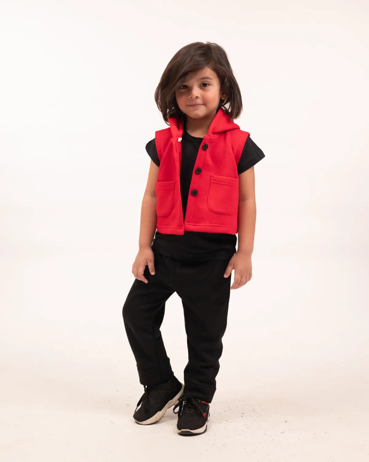 Kids Trendy Hoodie Vest