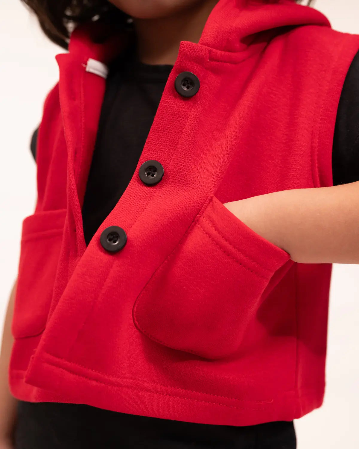 Kids Trendy Hoodie Vest