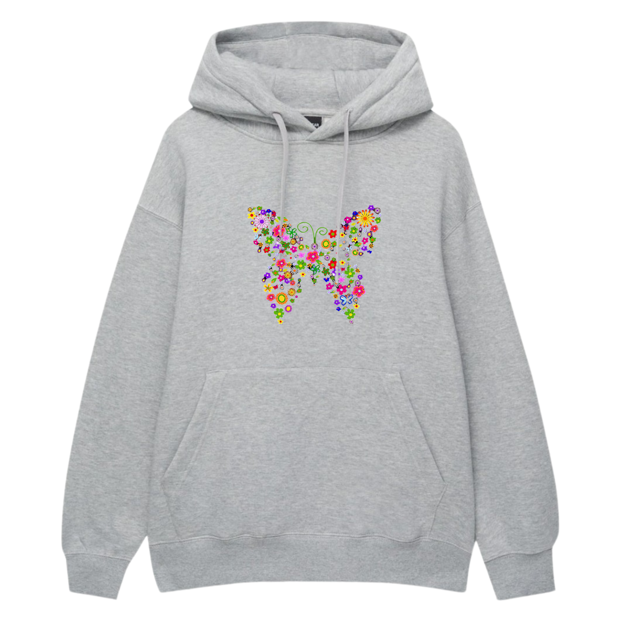 Multi Color  Butterfly Hoodie