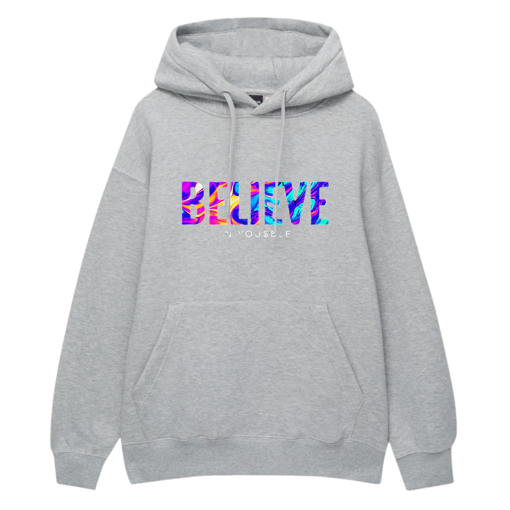 Believe in Yourself Printed Hoodie