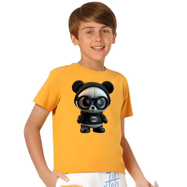 Cute Panda T Shirt For Kids