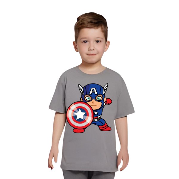 Captain America T Shirt For Kids