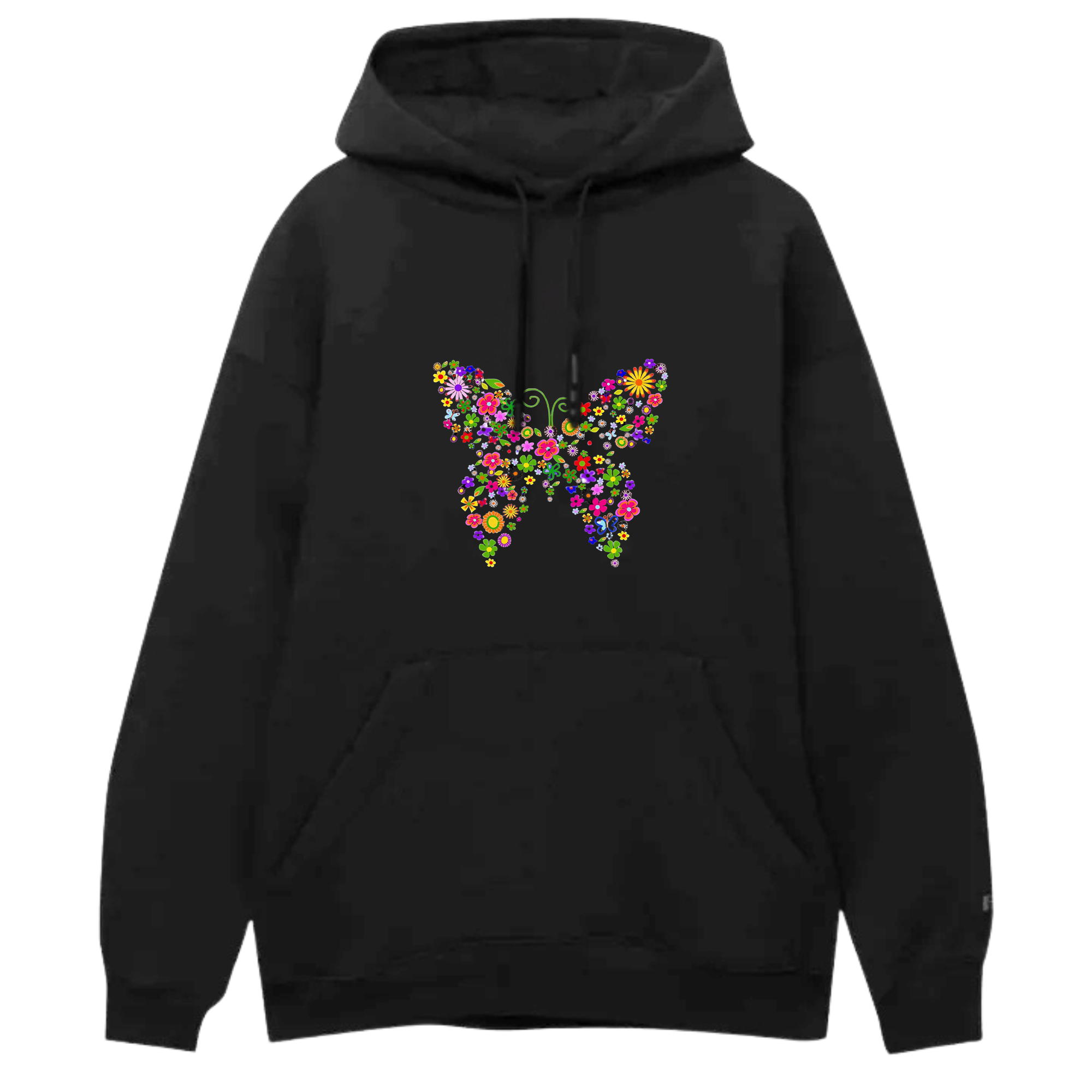 Multi Color  Butterfly Hoodie