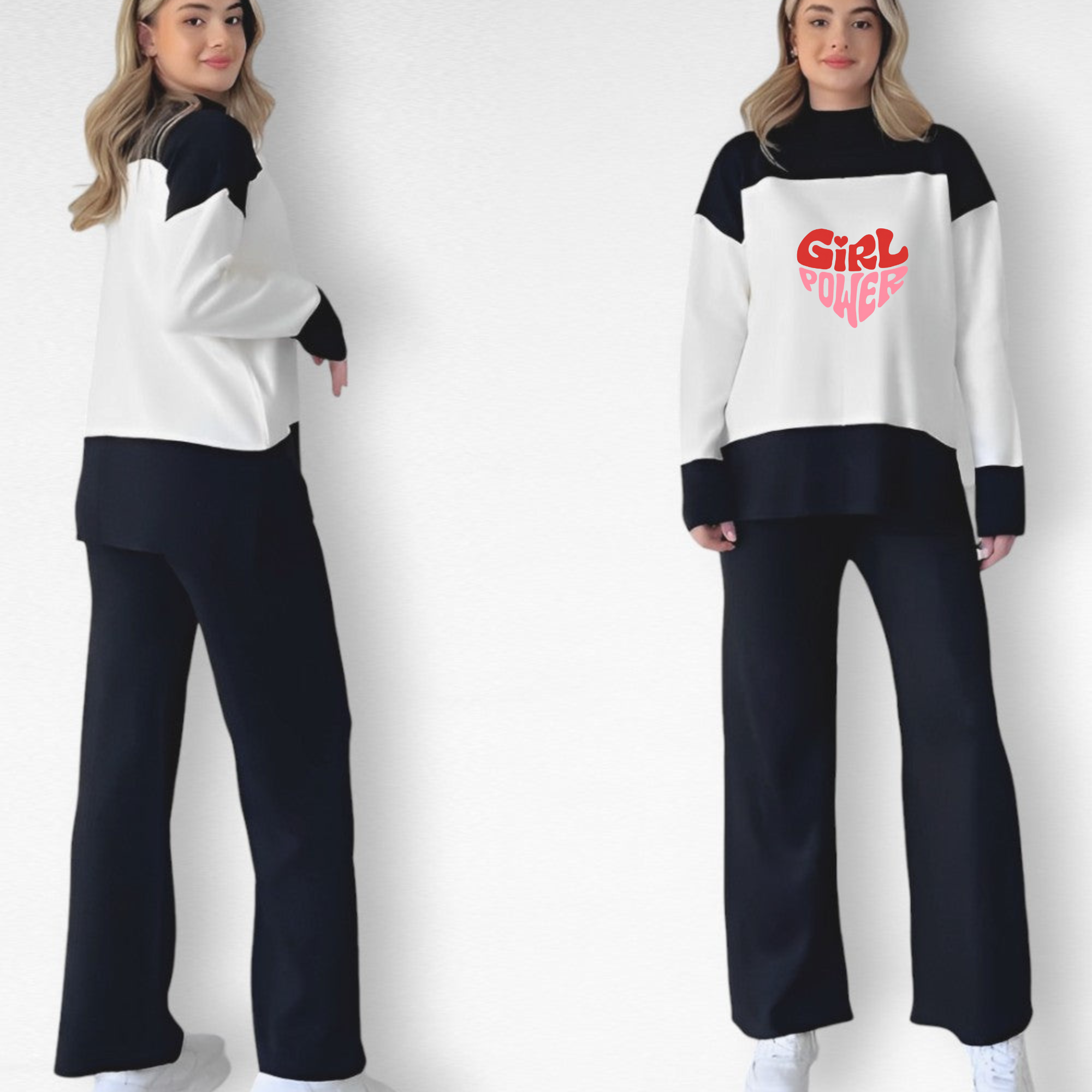 Girl Power Drop Shoulder Loungewear