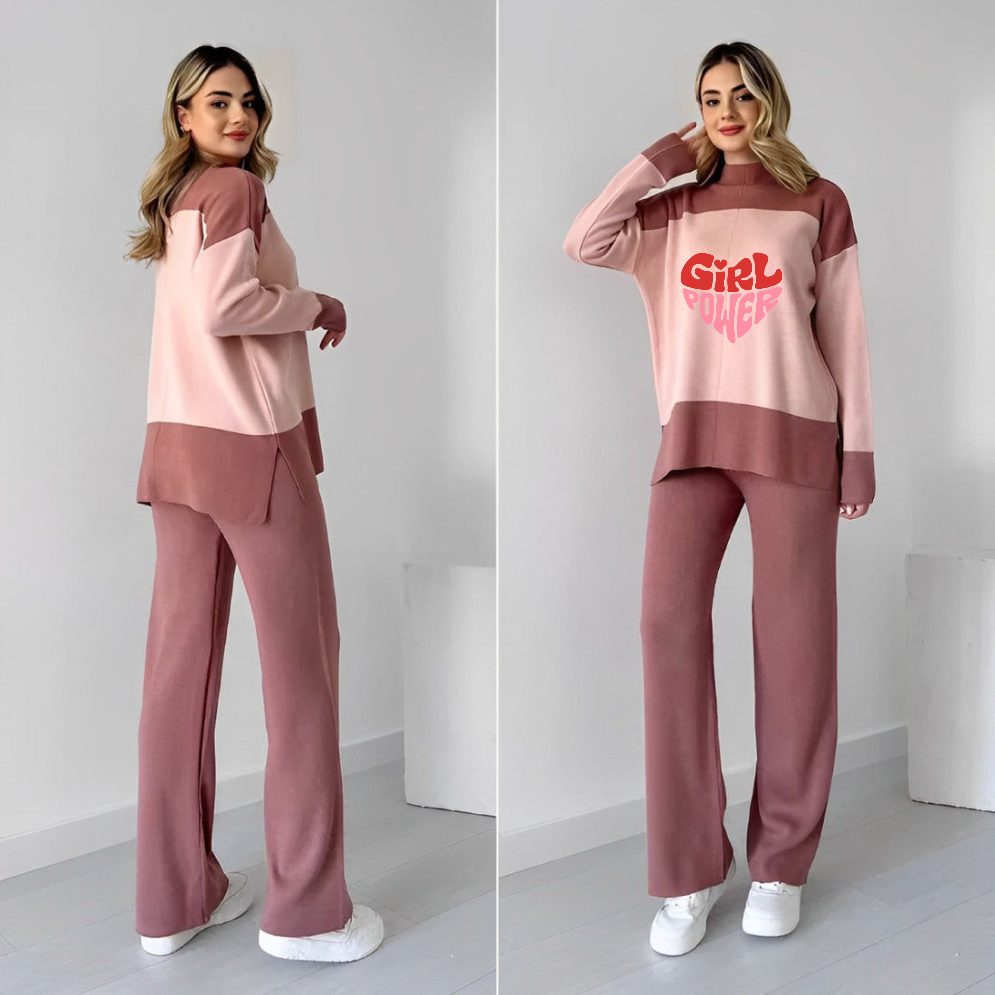 Girl Power Drop Shoulder Loungewear