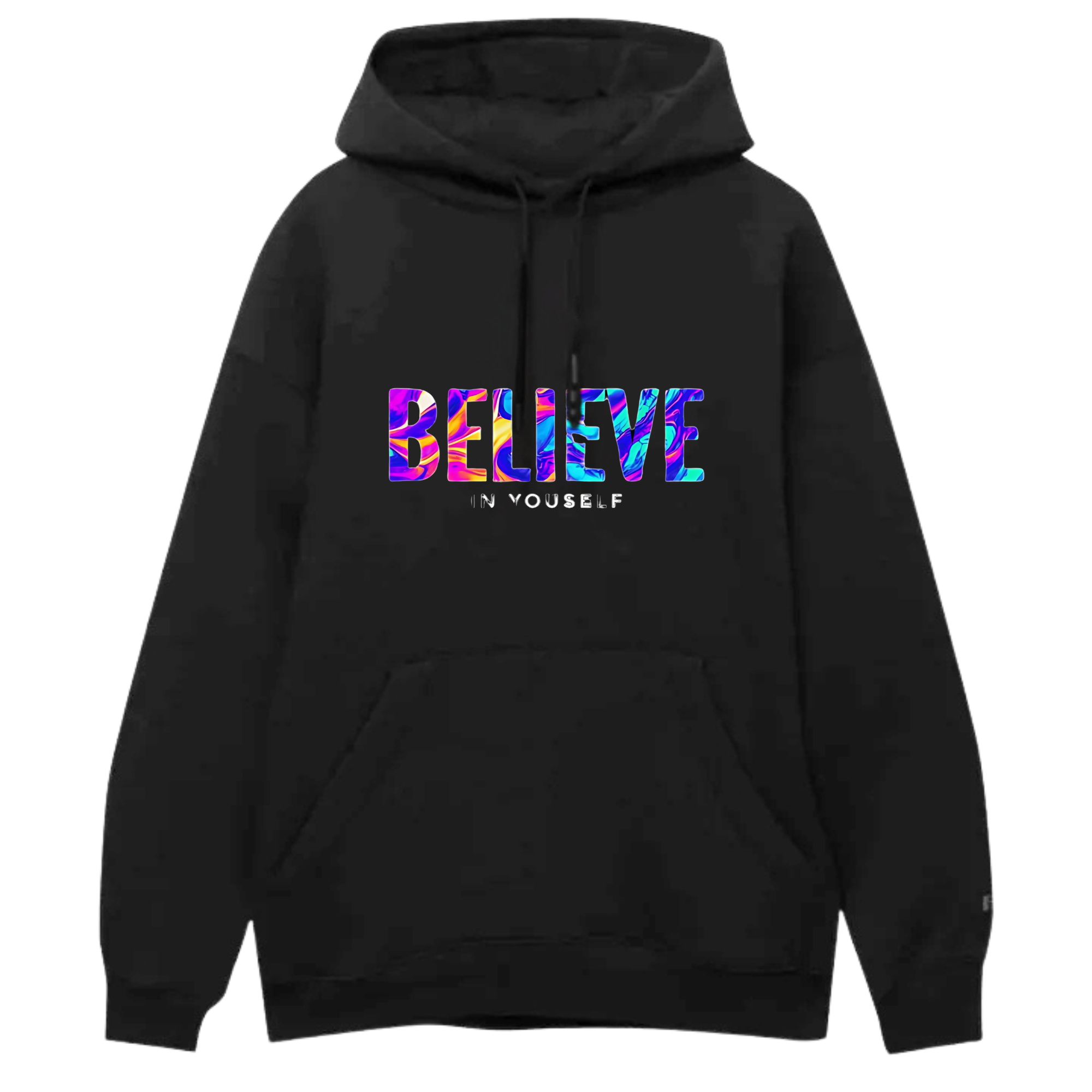 Believe in Yourself Printed Hoodie