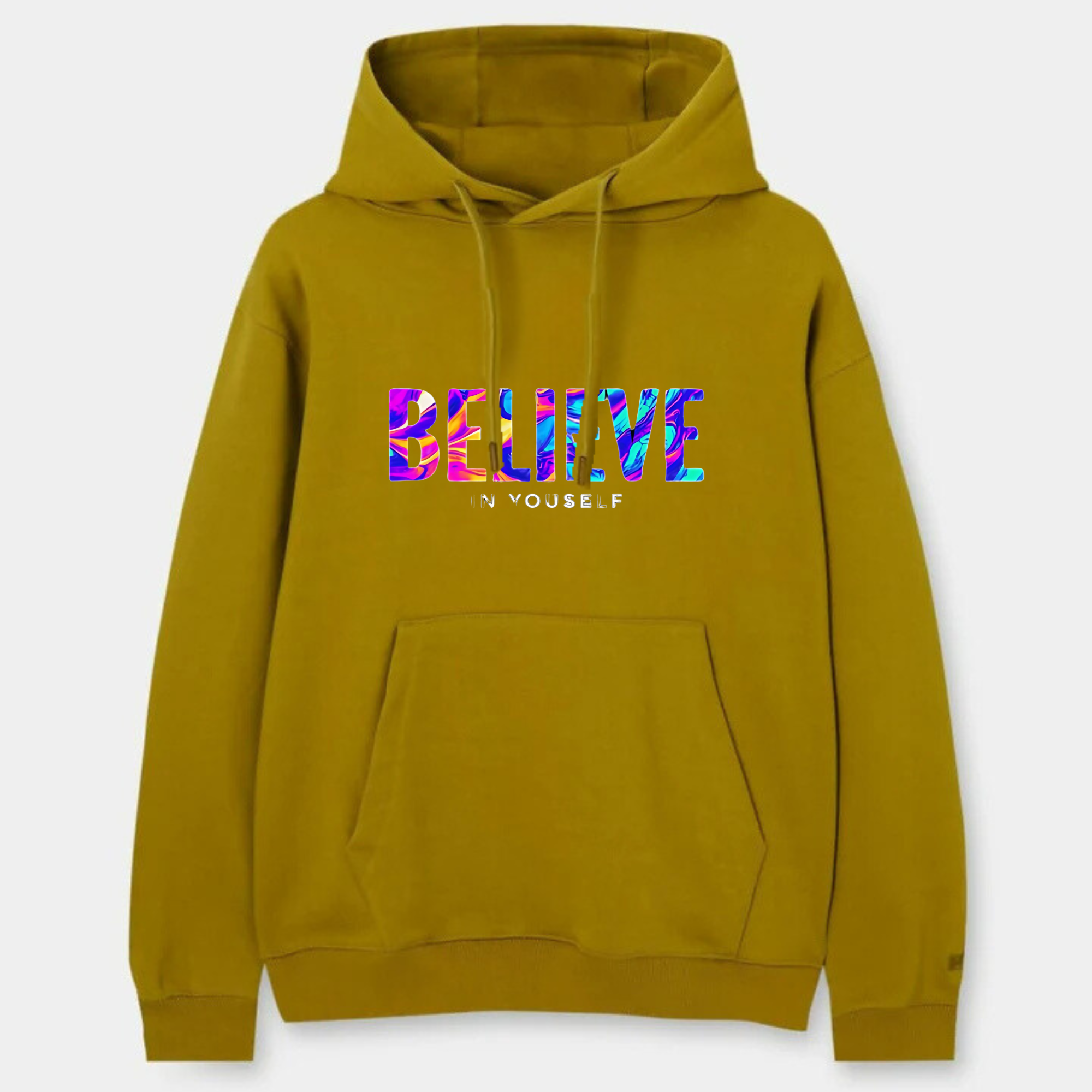 Believe in Yourself Printed Hoodie