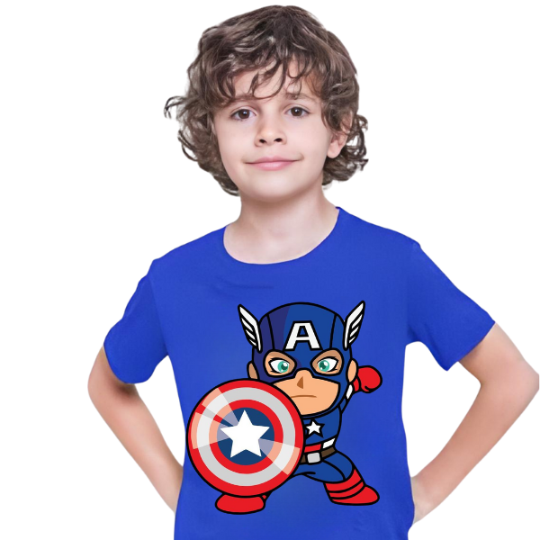 Captain America T Shirt For Kids