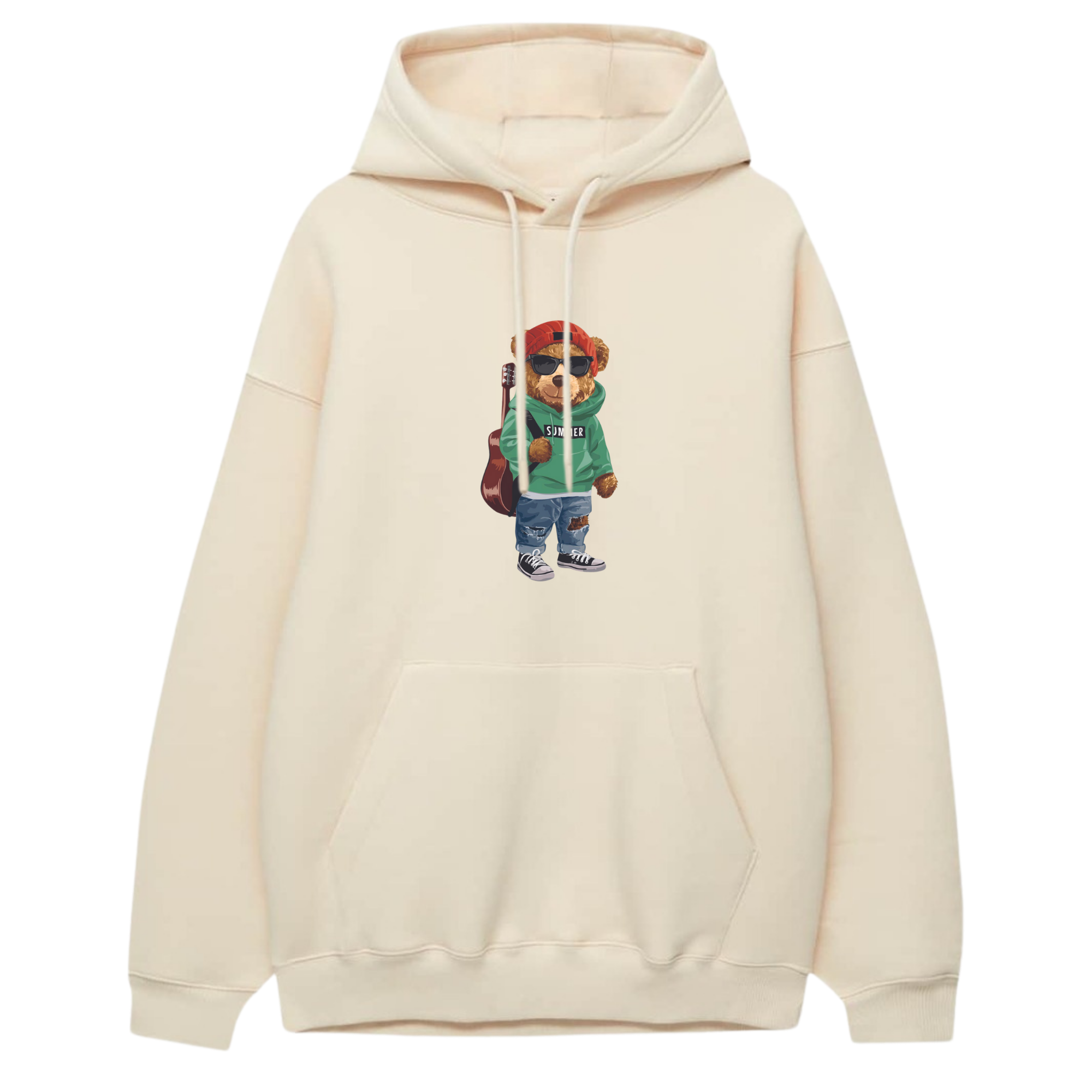 Green Polo Bear Hoodie