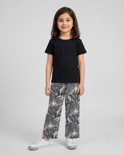 Tropical Leaf Kids Pajama Set