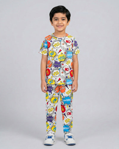 Pop Art Print Pajama Set