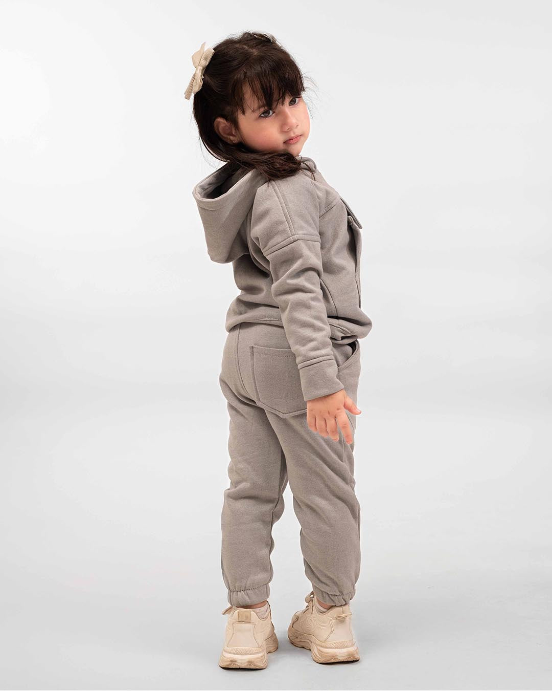 Mocha Grey Comfort Set – Unisex Winter Fleece Wear