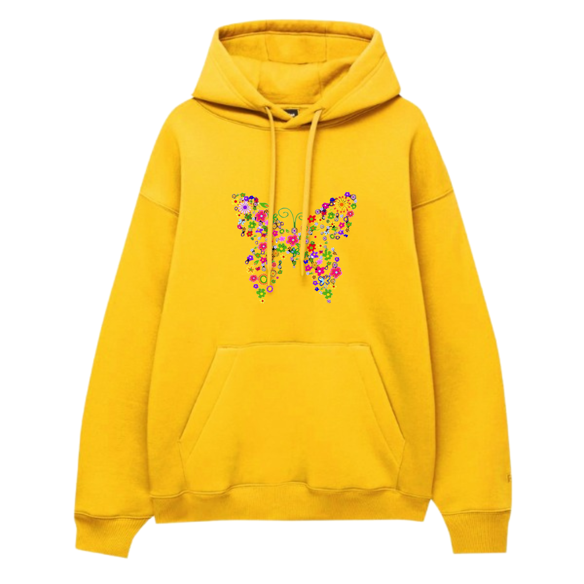 Multi Color  Butterfly Hoodie