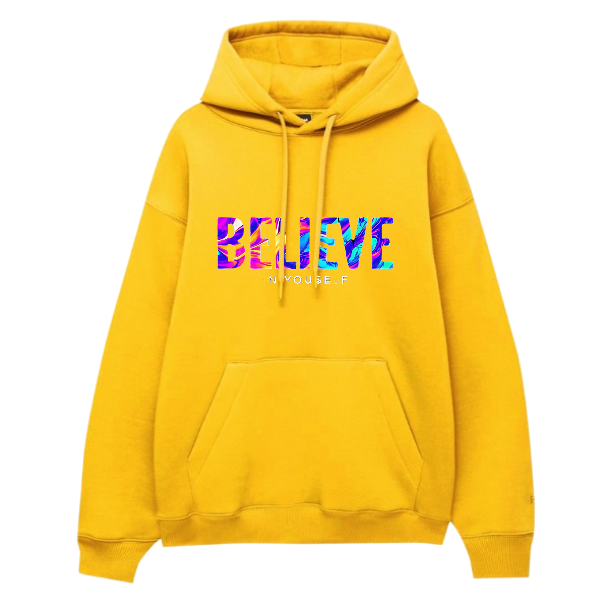 Believe in Yourself Printed Hoodie