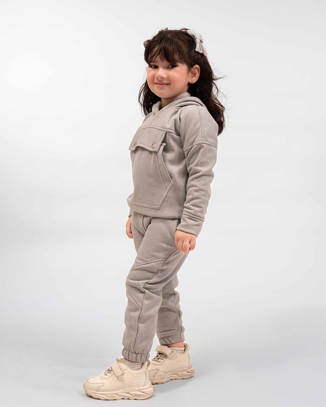 Mocha Grey Comfort Set – Unisex Winter Fleece Wear