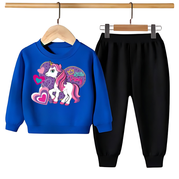 UNICORN PRINTED SWEATSHIRT SET