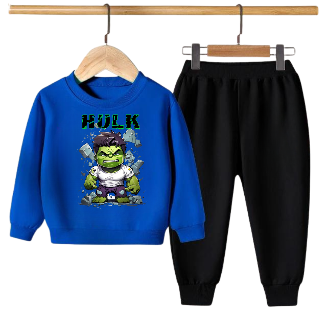 HULK PRINTED SWEATSHIRT SET