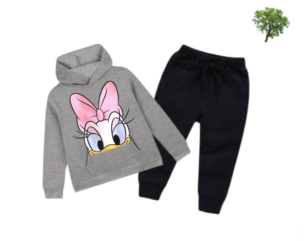 Duckling Printed Kids Hoodie Set