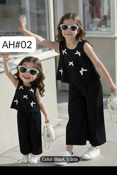 Black Midnight Bow Set