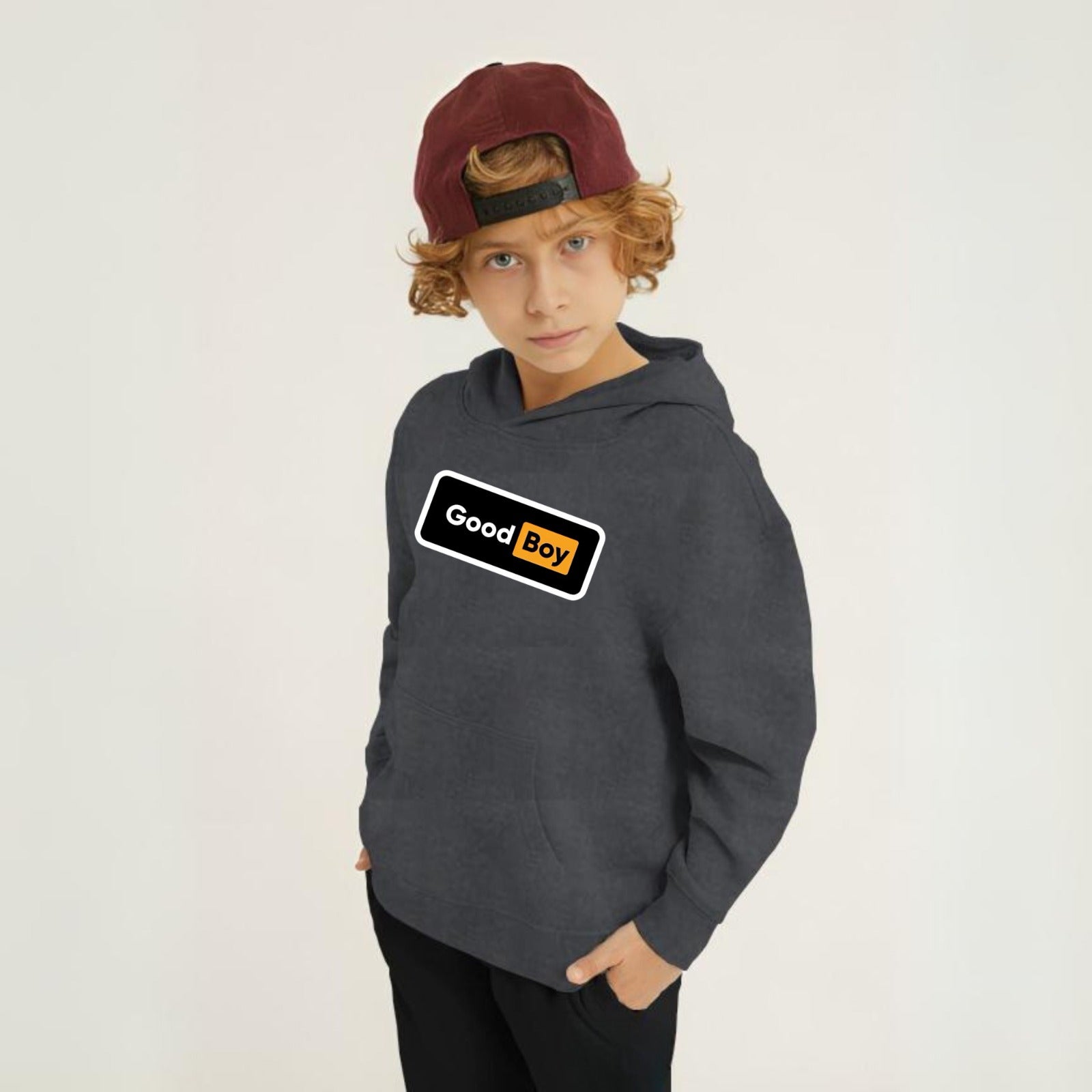 Good Boy Printed Kids Hoodie Set