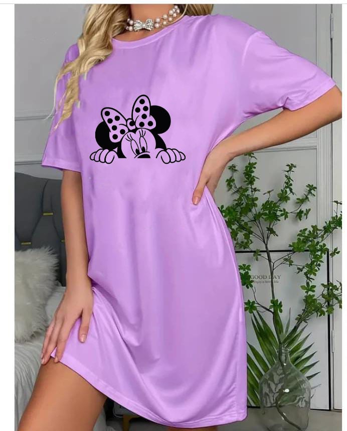 Minnie Mice Printed Long Shirt