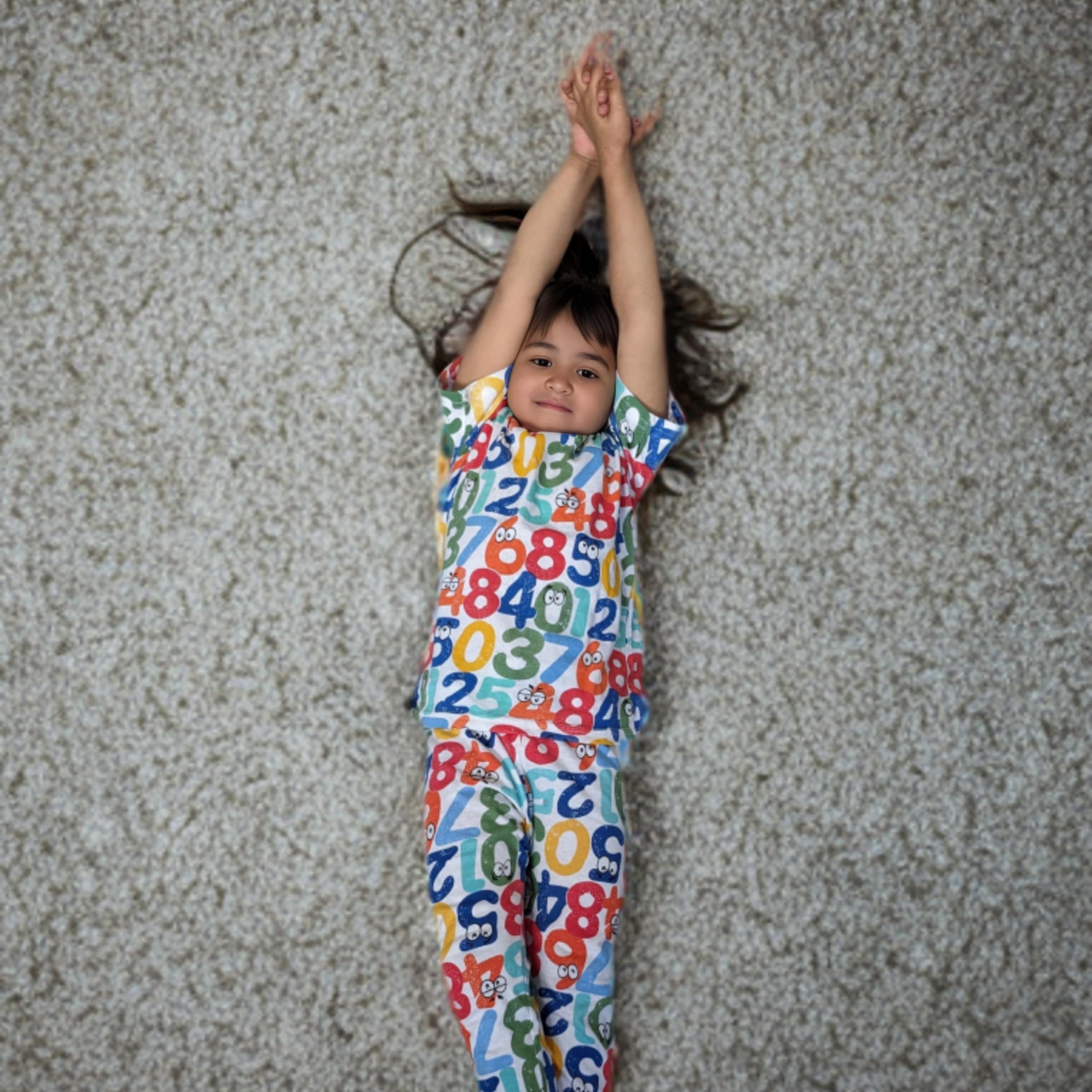 Numbers Snug Kids Pajama Set