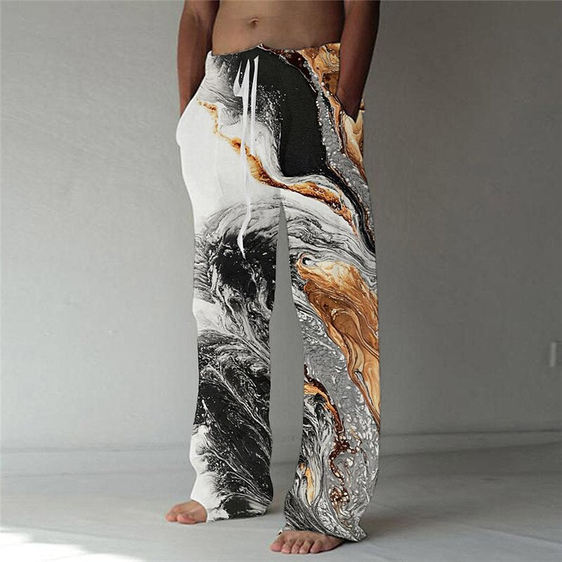 Stylish Marble Swirl Lounge Pants