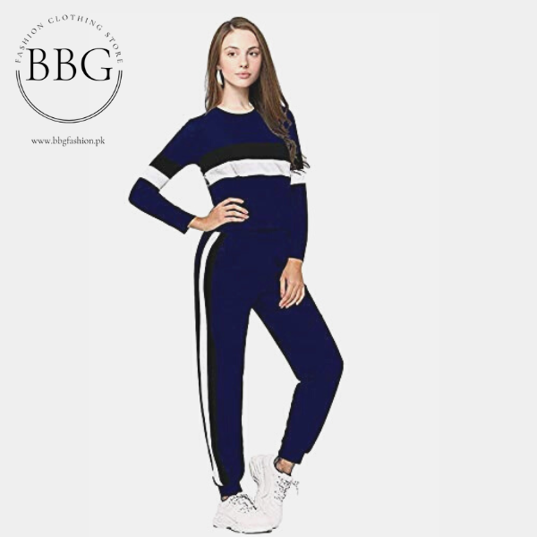 Grey white and hot sale black striped tracksuit